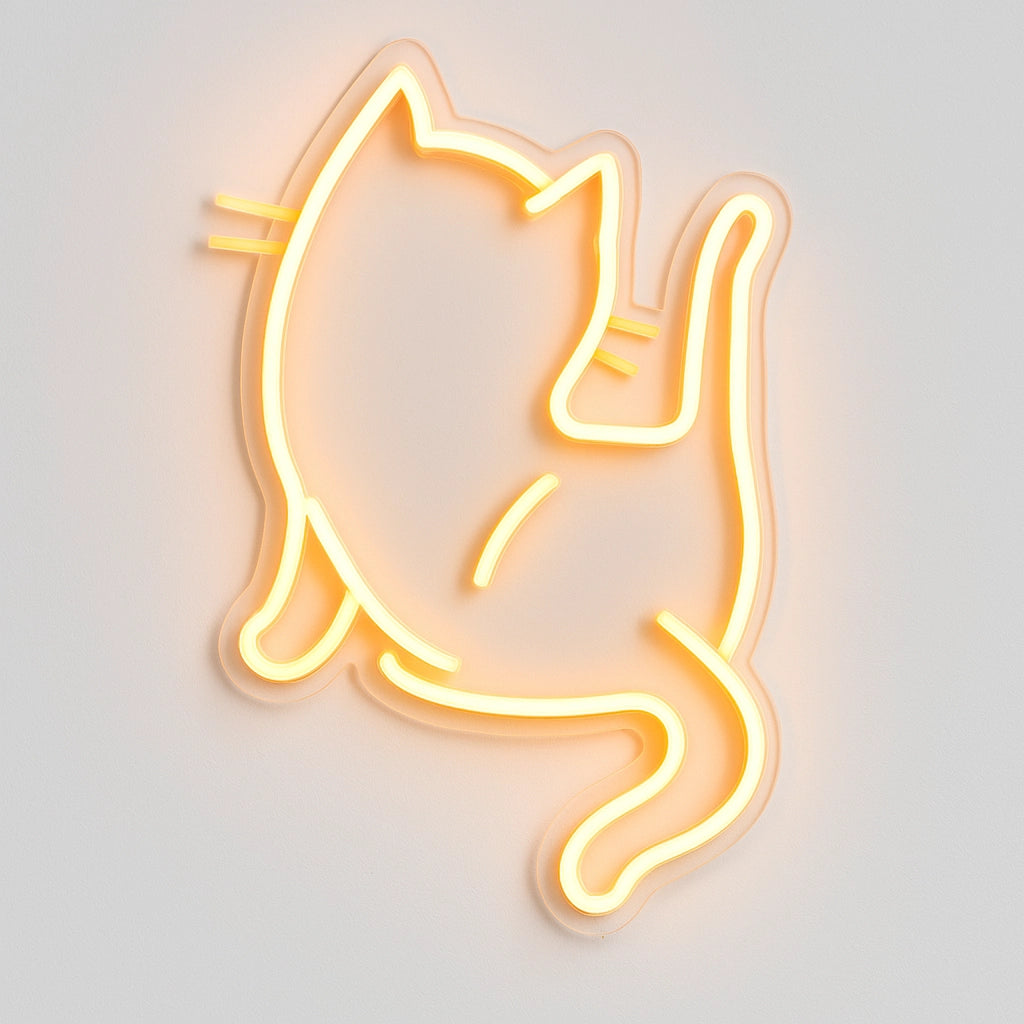 LED neon KOČKA
