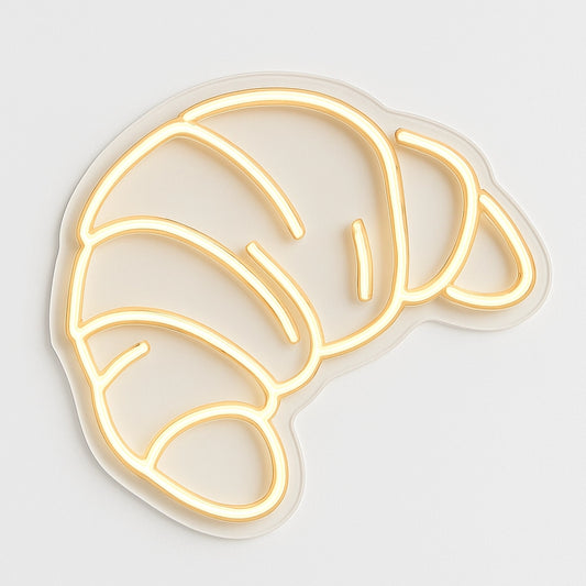 LED neon CROISSANT